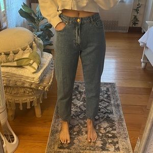 zara mom jean